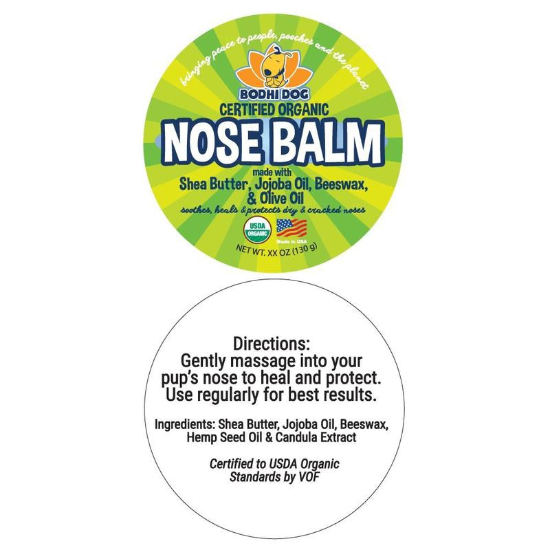 Bodhi Dog Nose Balm | USDA Certified Organic | Moisturizes & Soothes Dry Noses | Protect & Restore Cracked and Chapped Dog and Cat Noses | Made in USA