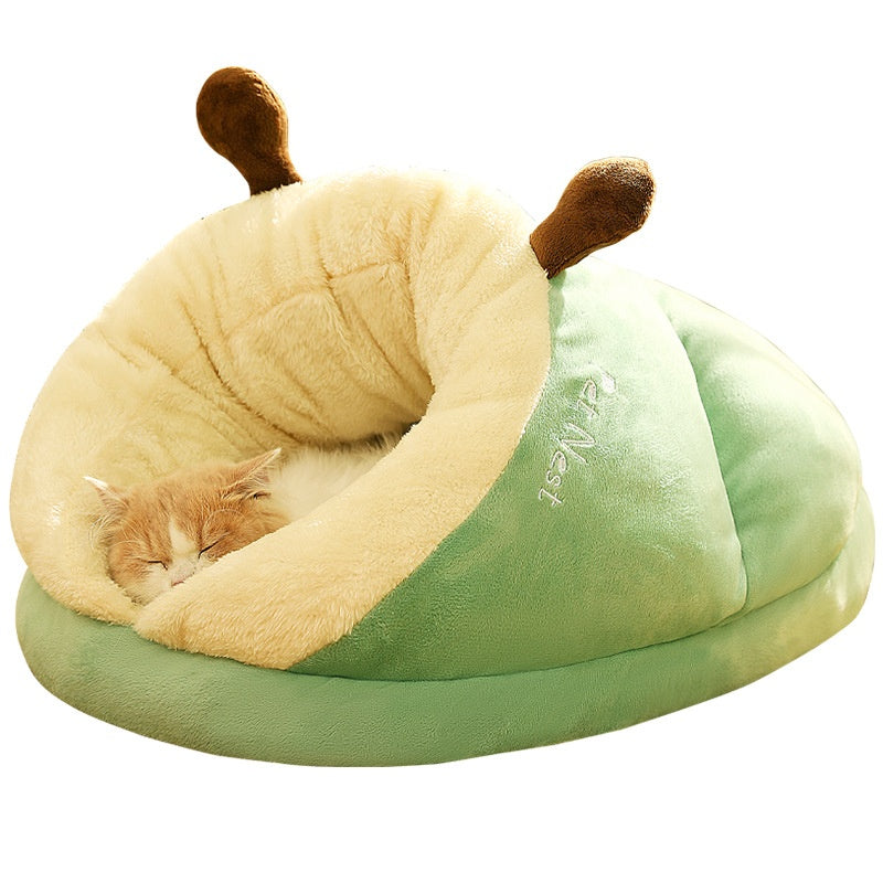 Pet Bed Winter Cat Dog Slippers Small Nest