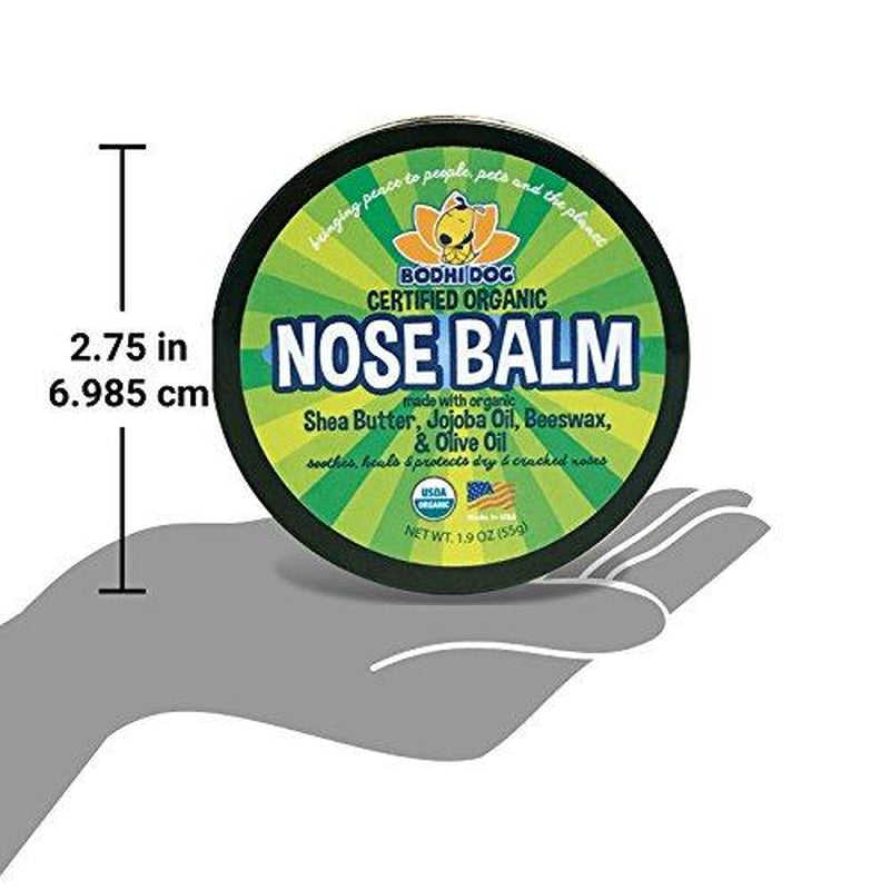 Bodhi Dog Nose Balm | USDA Certified Organic | Moisturizes & Soothes Dry Noses | Protect & Restore Cracked and Chapped Dog and Cat Noses | Made in USA