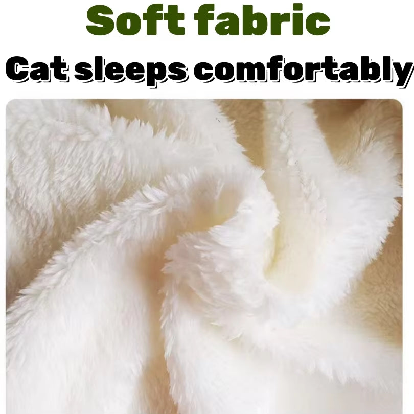 Cat Sleeping Bag Soft Winter Fluffy Feel Thickened Pet Pocket Type Quilt Bed Kitten Puppy Soft Comfortable Nest Pet Supplies